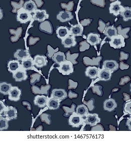 Vector abstract, creative florals pattern/ Large daisies Seamless Print / Big fall winter water colour floral endless Background/ Modern retro Abstract Flowers design