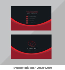 Vector abstract creative and modern business cards design template 
