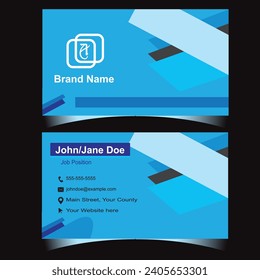 Tarjetas de visita profesional y creativas abstractas