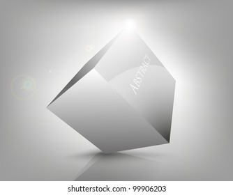 Vector Abstract Cube for Your Text