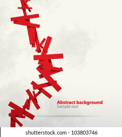 Vector  abstract cubist background 11