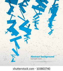 Vector  abstract cubist background 9
