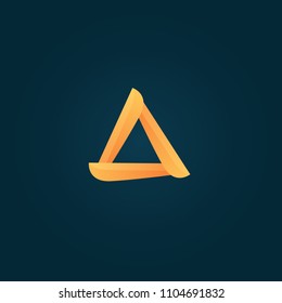 Vector abstract curve logo design. Modern minimalistic pattern frame. Premium design vector element. Emblem luxury beauty business, spa, cosmetics, jewelry, restaurant.