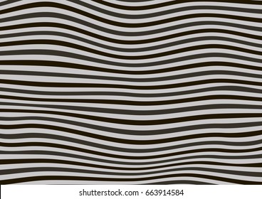 Vector Abstract Curve Striped background illustration.