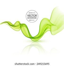 Vector Abstract curved lines background. Template brochure design