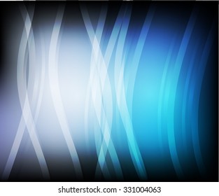 Vector Abstract curved lines background. Template brochure design