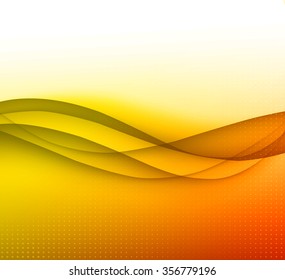 Vector Abstract curved lines background. Template brochure design