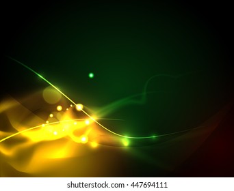 Vector Abstract curved lines background