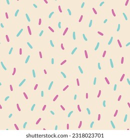 Vector abstract cute hand drawn illustration with abstract blots. The pattern is great for fabric, wallpaper, wrapping paper, postcard, layout.