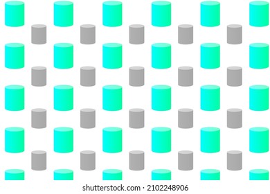 Vector Abstract Cylinder Pattern Background