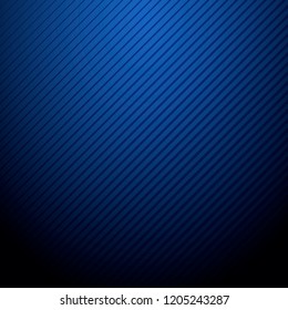 Vector Abstract Dark Blue Background With Stripe Pattern