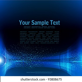 vector abstract dark blue background