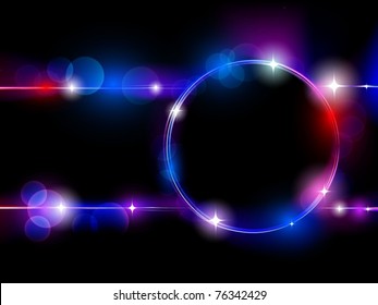 Vector of abstract dark card