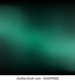 Vector abstract dark cyan background. Gradient. Dark. Black.