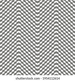 Vector abstract dark gray wave Like waves of the sea on white background for seamless pattern