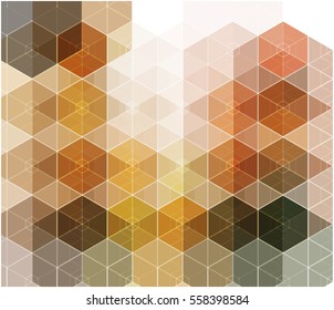 Vector - Abstract decorative background with triangular polygons
