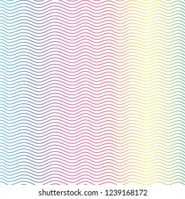 Vector abstract decorative background with waving stripes, illustration, vector EPS 10.