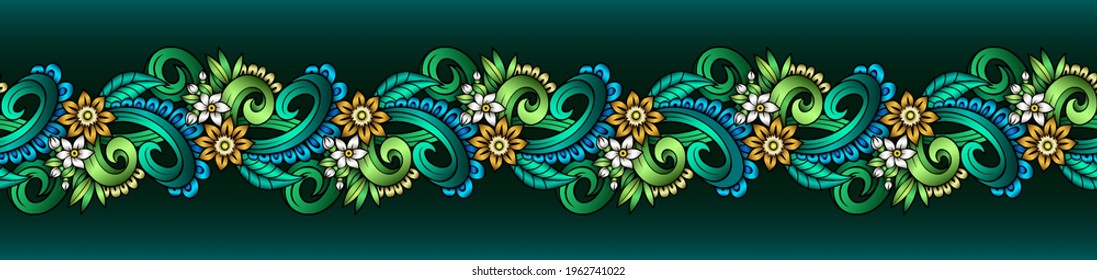 Vector abstract decorative ethnic ornamental illustration. Colorful stripe background