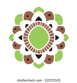 Vector abstract decorative flower. Floral element./ Abstract flower