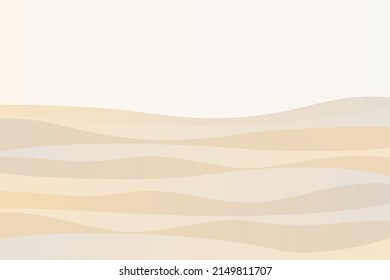 Vector, abstract desert background poster in minimalist style. East, Africa landscape modern style