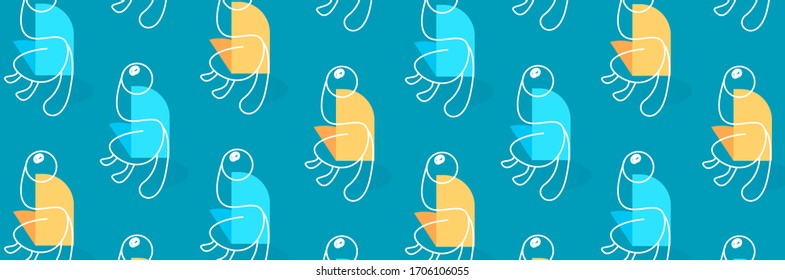 Vector abstract design background banner.fluid shape pattern.
