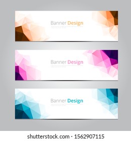 Vector abstract design background texture  banner template. 