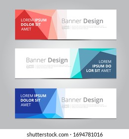 Vector abstract design background texture  banner template.