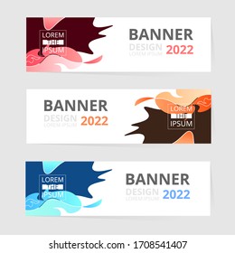 Vector abstract design background texture  banner template.