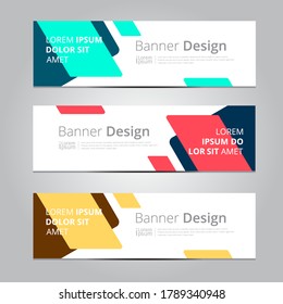 Vector abstract design background texture banner template.