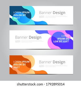 Vector abstract design background texture banner template.