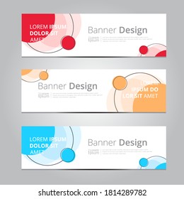 Vector abstract design background texture banner template.