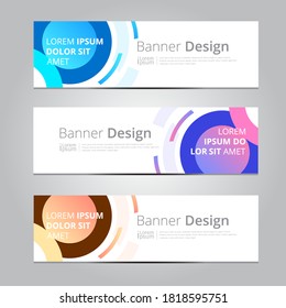 Vector abstract design background texture banner template.