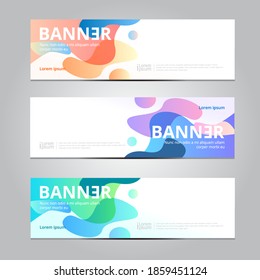 Vector abstract design background texture banner template.