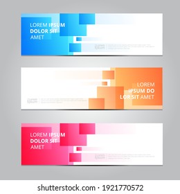 Vector abstract design background texture banner template.