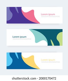 Vector abstract design background texture banner template