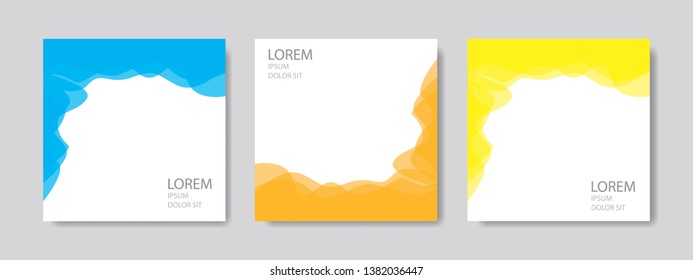 Vector abstract design banner background. Modern template design.