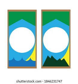 Vector abstract design Banner background.