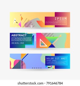 Vector abstract design banner. Eps10