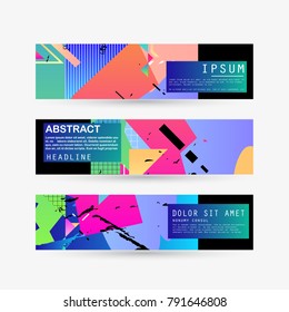Vector abstract design banner. Eps10