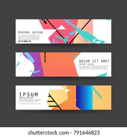 Vector abstract design banner. Eps10