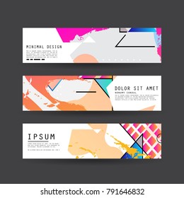 Vector abstract design banner. Eps10