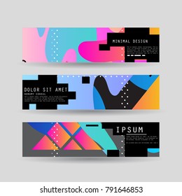 Vector abstract design banner. Eps10