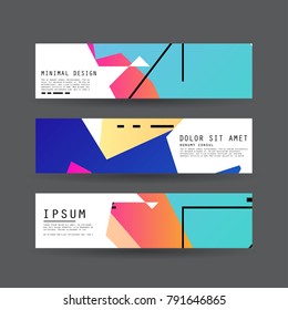 Vector abstract design banner. Eps10