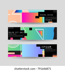 Vector abstract design banner. Eps10