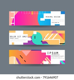 Vector abstract design banner. Eps10