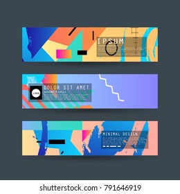 Vector abstract design banner. Eps10