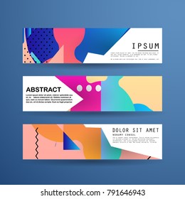 Vector abstract design banner. Eps10