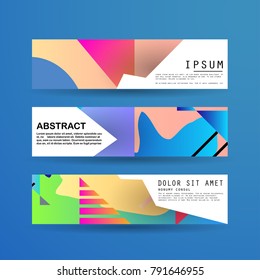 Vector abstract design banner. Eps10