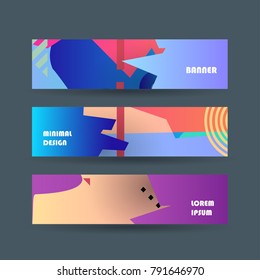Vector abstract design banner. Eps10