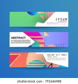 Vector abstract design banner. Eps10